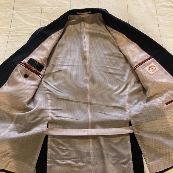 Brooks Brothers “Red Fleece” Milano Slim Navy Suit 40 Regular - Picture 2 of 15